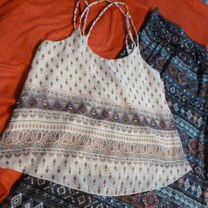 Sale !!! WET SEAL sexy strappy halter top boho-chick style